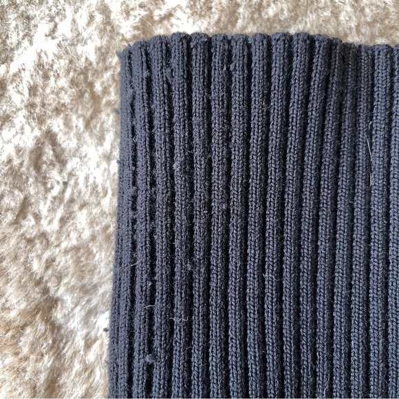 Hogan Platform High Heel Leather Sock Boot In Blue And Black Metallic Size 38 - Picture 13 of 16